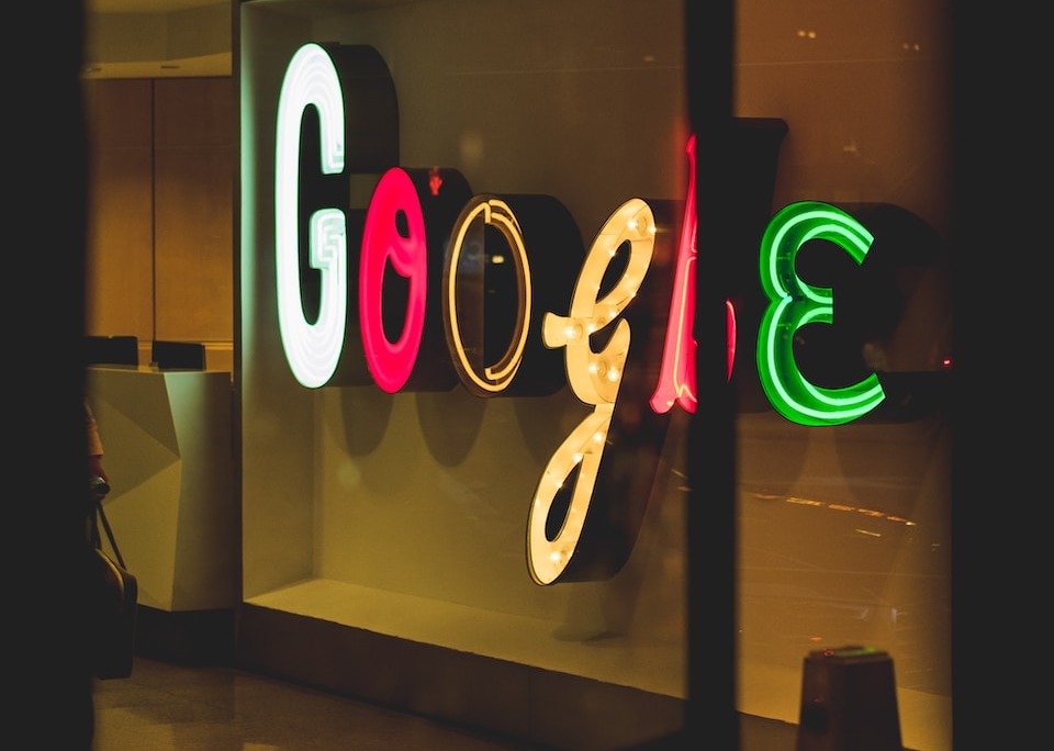 Google light signage