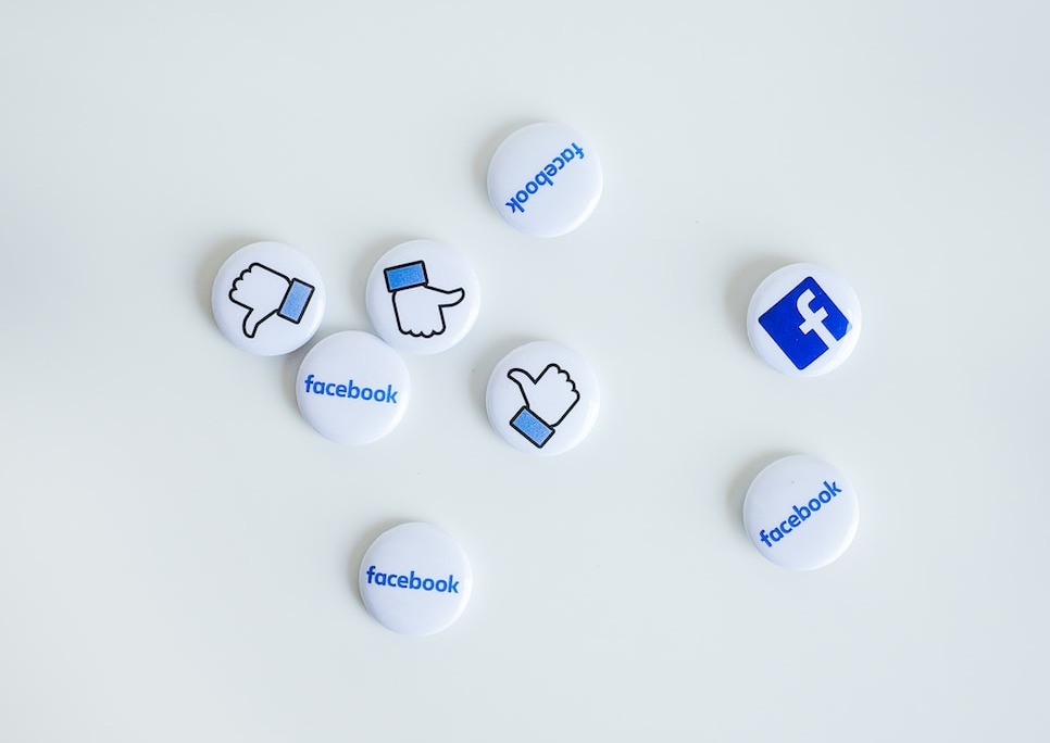 facebook button pins