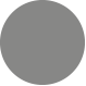 Een effen grijze cirkel op een witte achtergrond, die doet denken aan de strakke designstijl van Bzznzz.