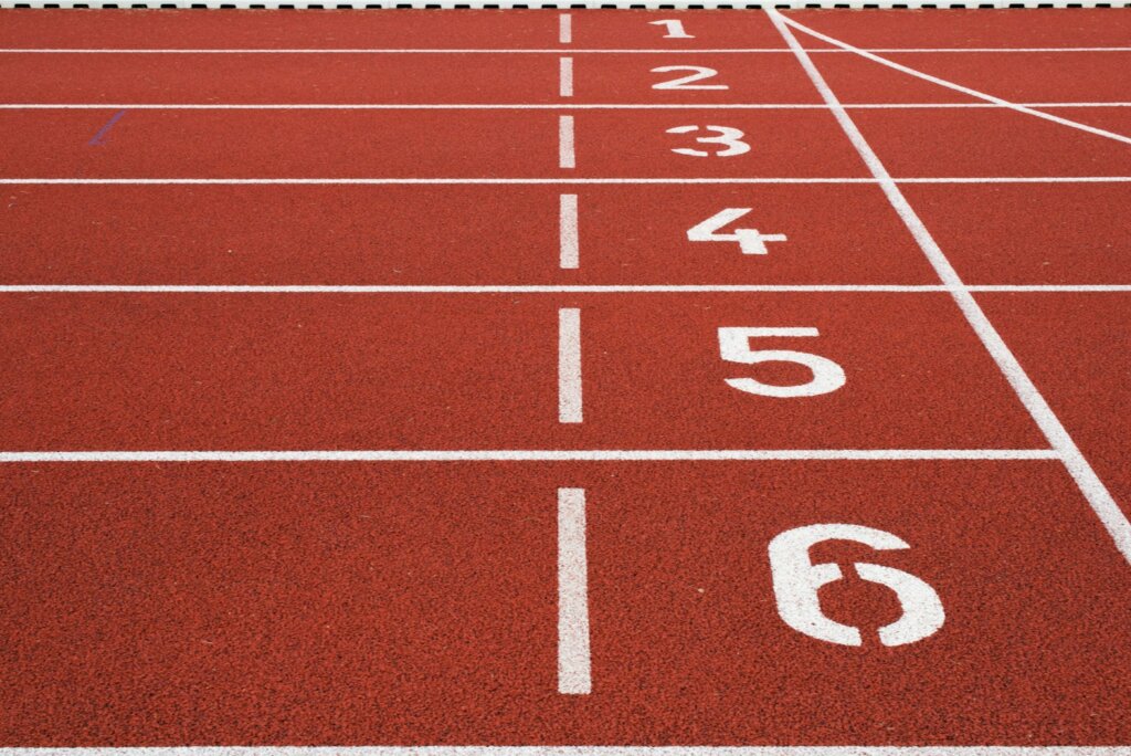 running field during daytime